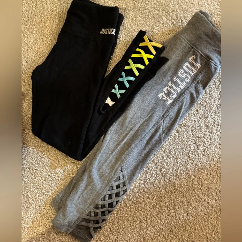 Two Justice leggings